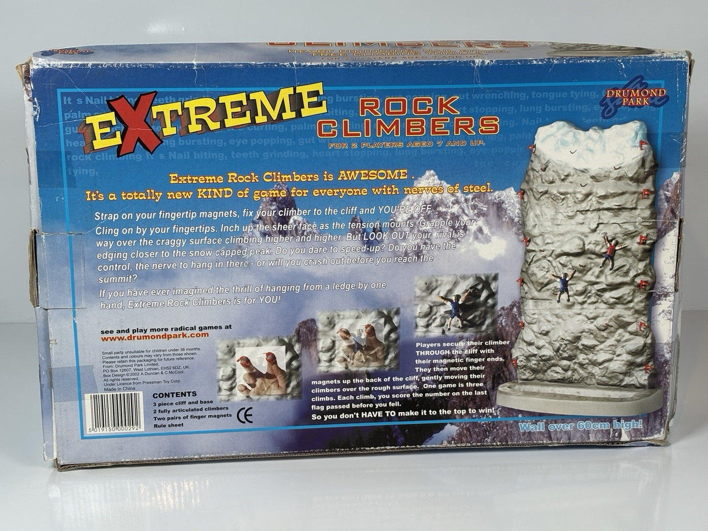 Drumond Park  Extreme Rock Climbers Vintage Game 2002