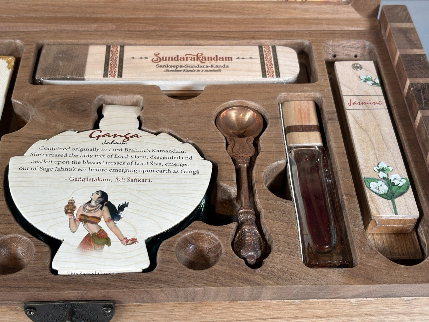 Sundara-Kanda Wooden Box Altar Kit Book Fragrance