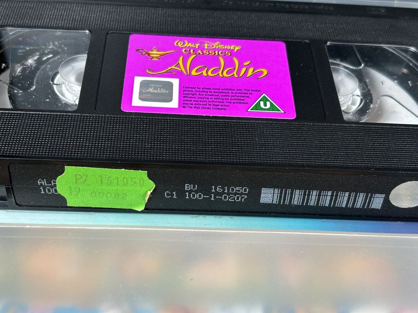 Rare Walt Disney Classic Aladdin (VHS) Cassette
