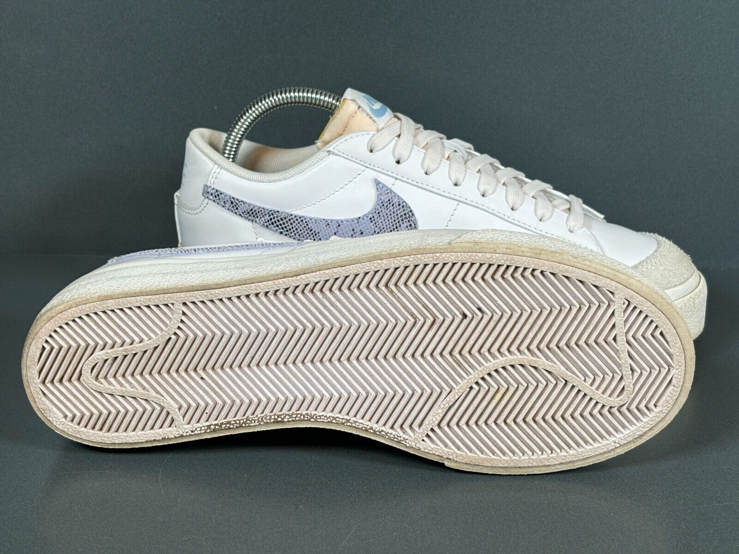 Nike Blazer Low Platform DJ0292-101 Women's White/Black Trainers UK Size 6