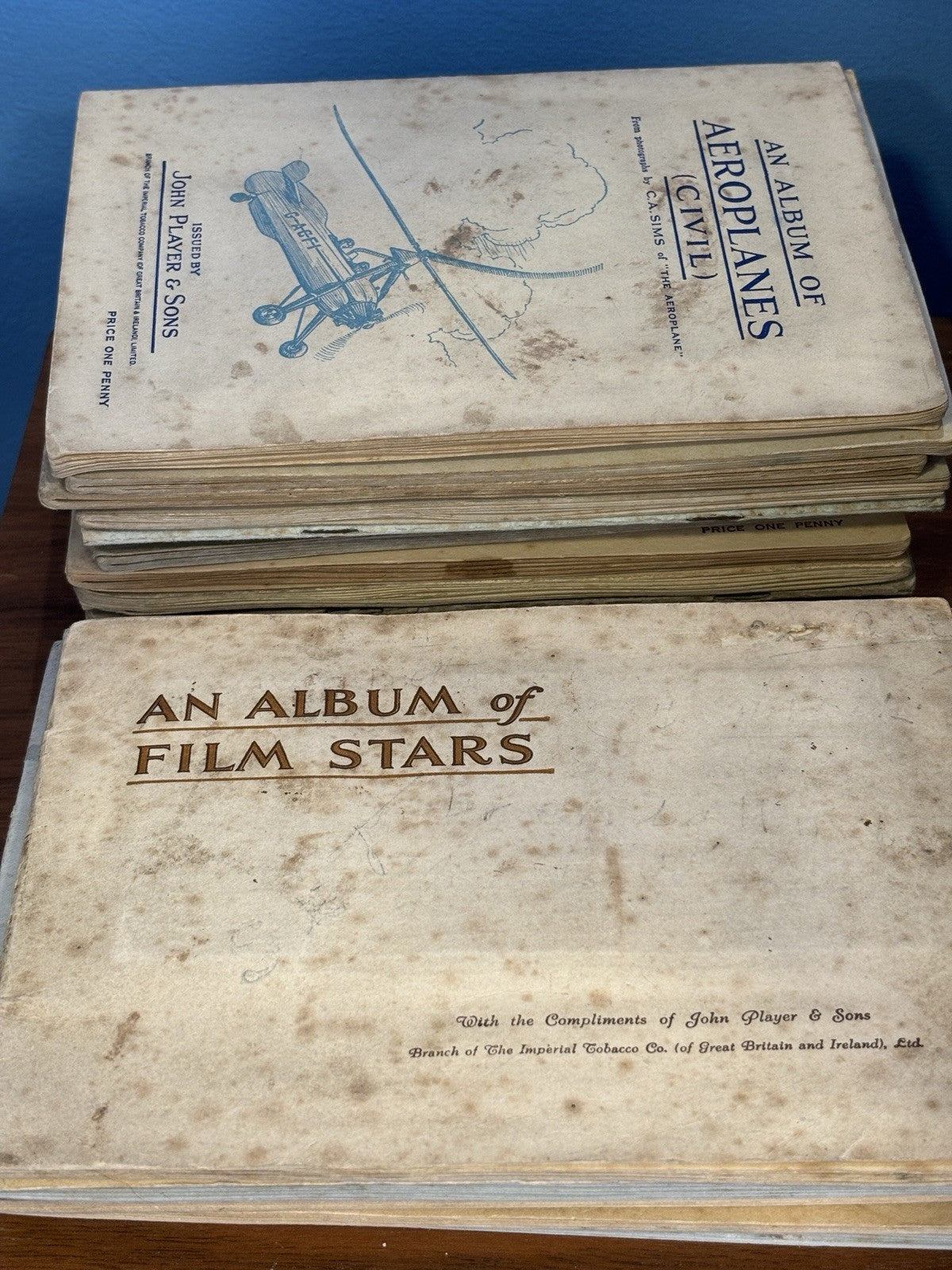 16x Vintage Cigarette Card Complete Albums