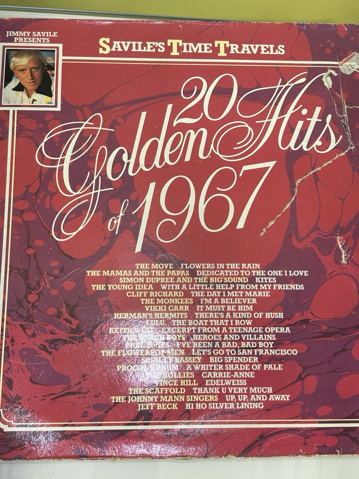 4x 20 GOLDEN HITS 1957, 1965, 1966, 1967 SAVILE’S TIME TRAVELS - VINYL 12" LP x4