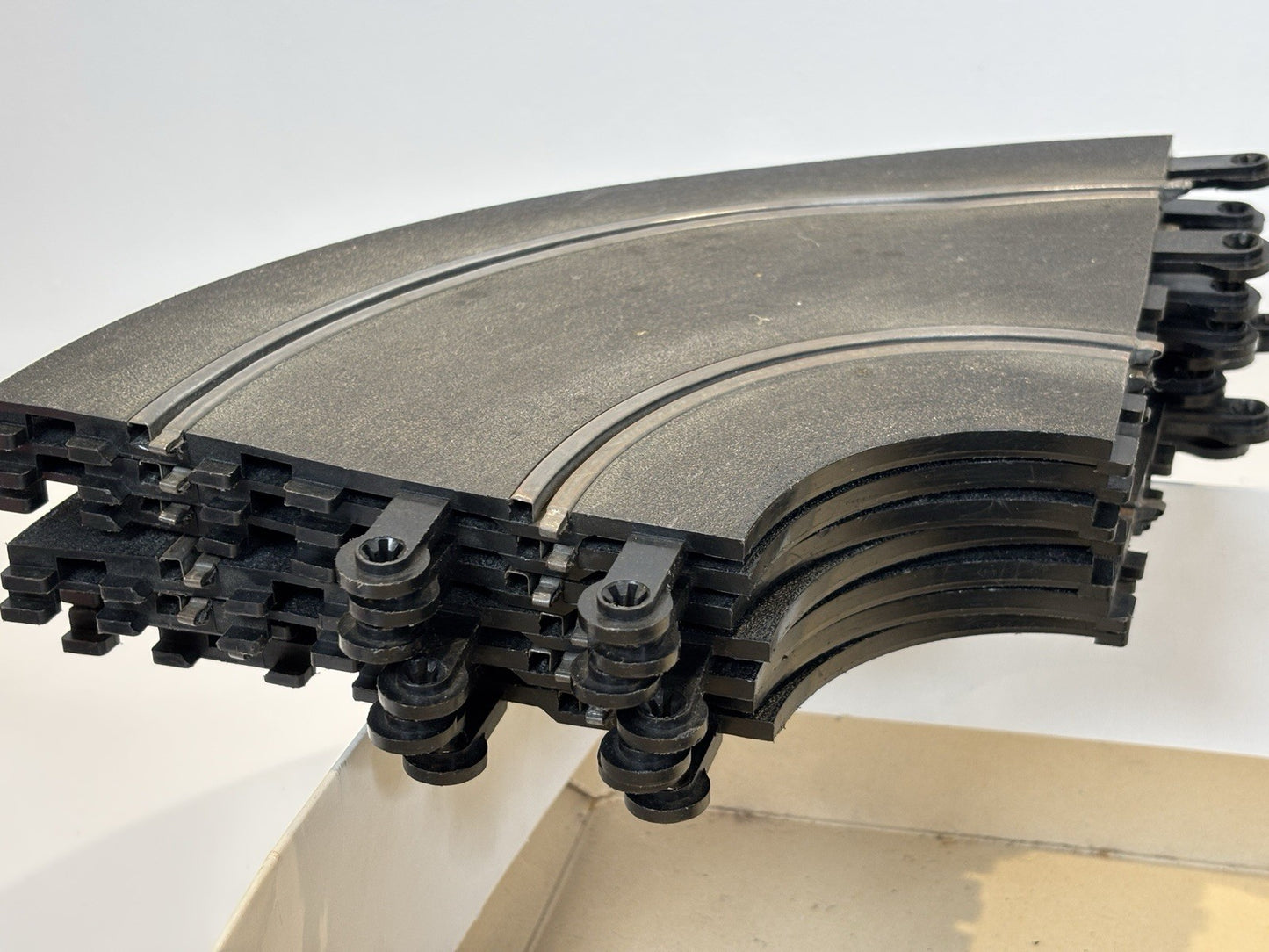 Vintage Scalextric Track 23x  Pieces including hazard track parts