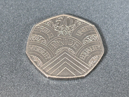 Rare 50p Coin Pride 2022 LGBTQ+