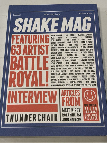 Shake Mag Wrestling Issue 5 RARE LIMITED EDITION 22/400