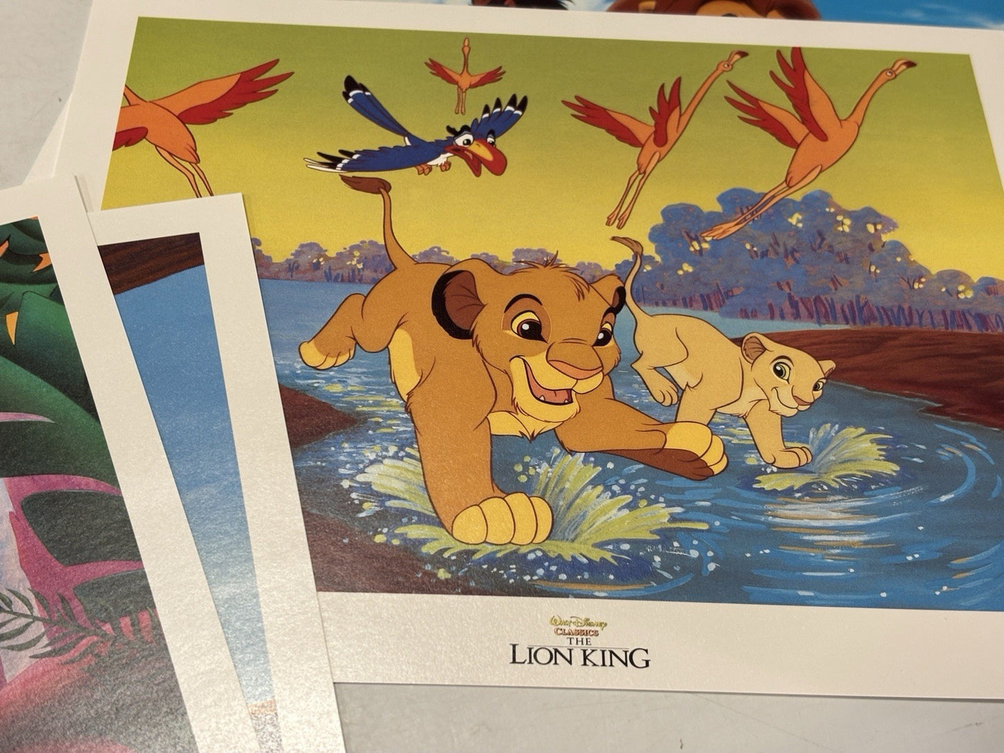 Asda Disney The Lion King Prints x4 Rare Vintage