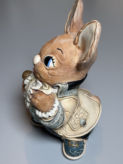 2 Large Pendelfin Rabbit Figures - Originals from Burnley Factory