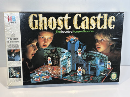 MB Games Vintage Ghost Castle Board Game 1985 Complete Haunted House 3D Retro