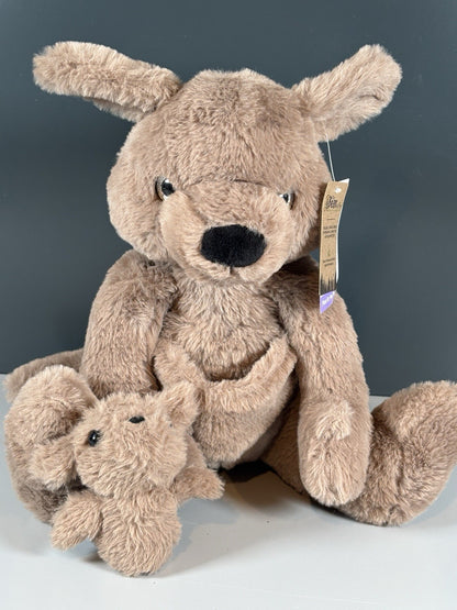 Bear Factory Kangaroo and Joey Plush Soft Toy | 12"