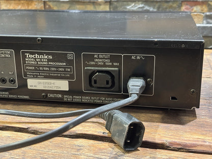 Technics SH-E85 Stereo Sound Processor/ Graphic Spectrum Analyser Fully Working