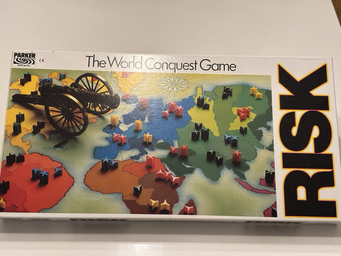 Risk Board Game  Parker  World Conquest Game  Vintage  1985  Complete