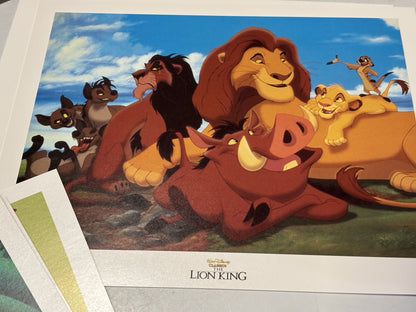 Asda Disney The Lion King Prints x4 Rare Vintage