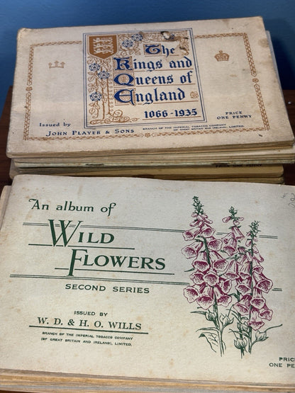 16x Vintage Cigarette Card Complete Albums