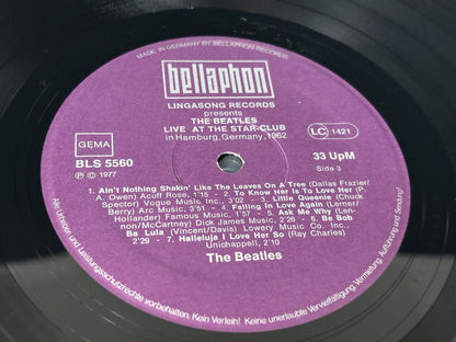 Rare The Beatles Live! At The Star-Club In Hamburg Germany 1962 BLS 5560