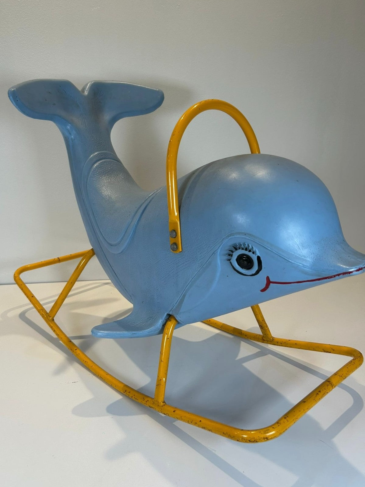 Vintage Raleigh Rocking Dolphin Toy Great Shop Display Prop 1970s