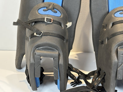 Hockey Goalkeeper Leg Guard Pads And Kickers, Size 61cm/24.5" High