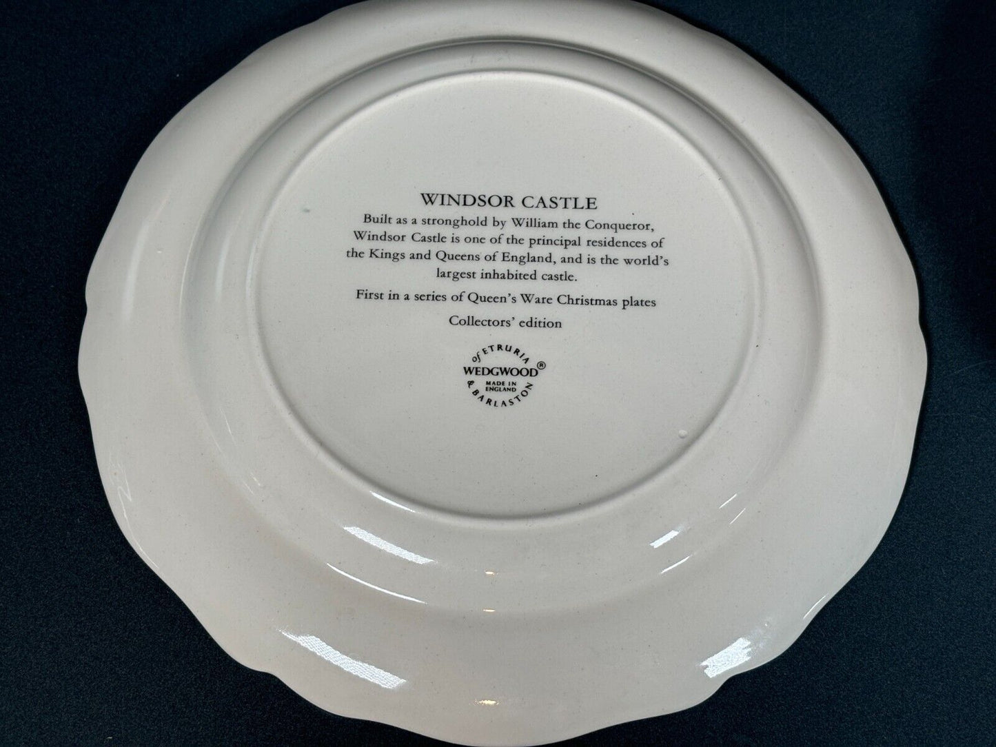 Wedgewood Queensware Christmas Plate Set Of 4 Alan Price 1, 2, 3 & 4 In Set