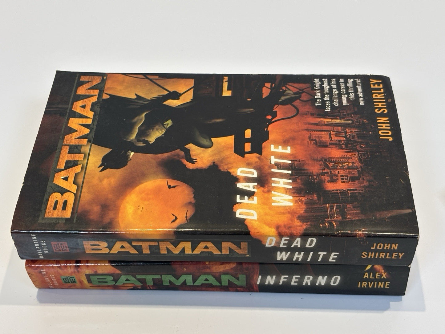 Batman Paperback Book Lot Fear Itself, Dead White, Inferno