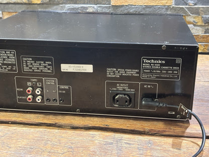 Technics 360 Series RS-X520 Twin Cassette Deck. Read Description