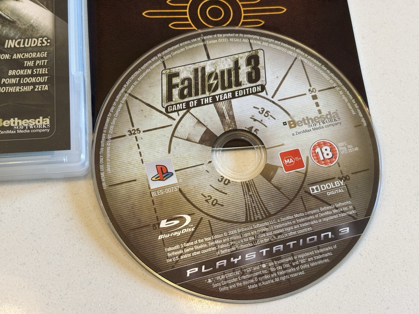 Fallout 3 Game of the Year Edition UK PAL Version Playstation 3 PS3 Game