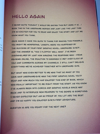 Joe Sugg Bundle; Username: Regenerated (First Edition) and Username: Evie