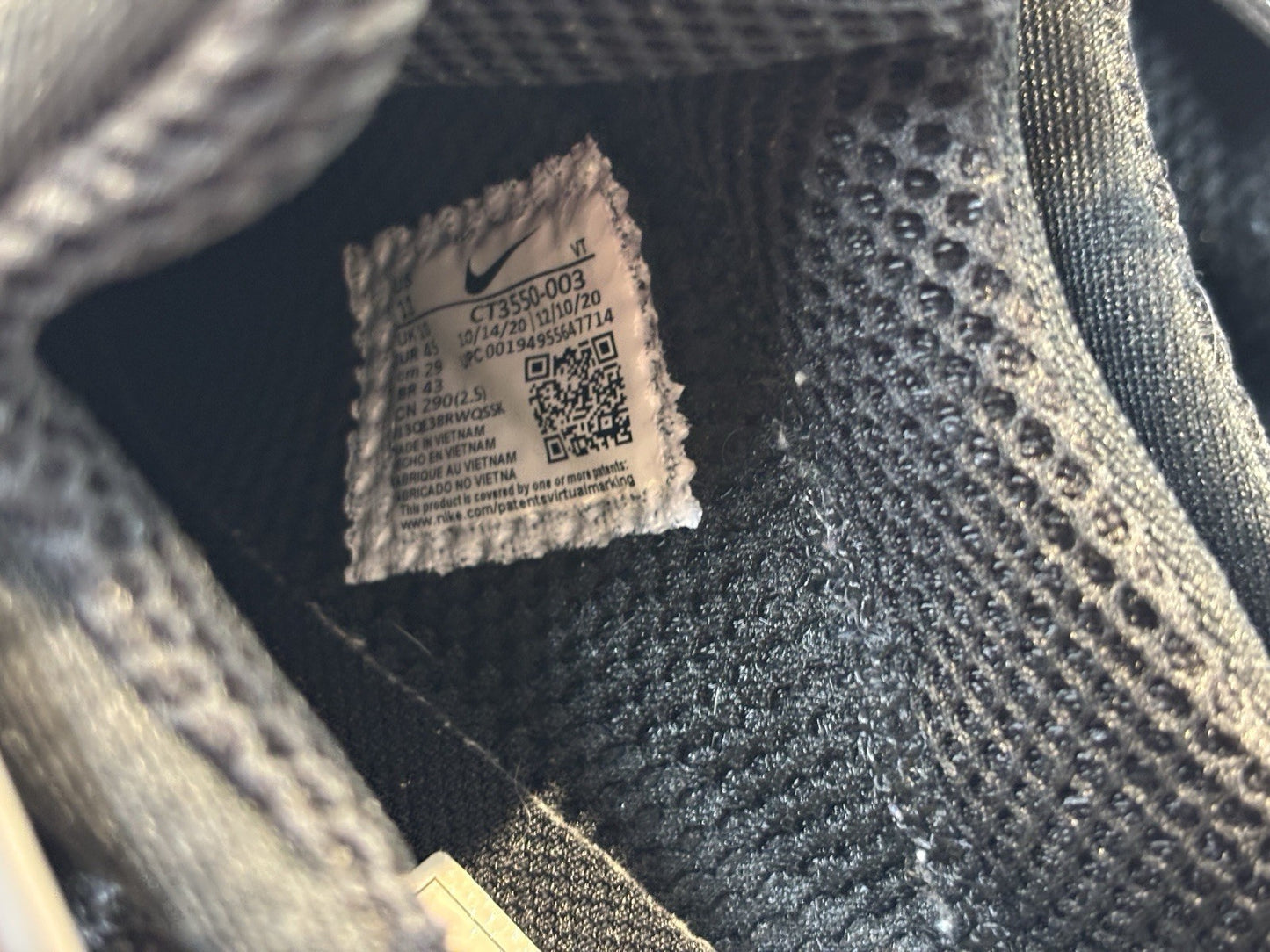Nike Presto Triple Black Size 8 UK
