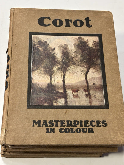 12x Masterpieces In Colour Hardback Books Antiques Bundle