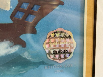 Disney LE 2000 "MILLENIUM MILESTONES" SERICEL A w/COA Art Print