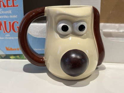 Wallace and Gromit Thermal Nose Mug Colour Change PG Tips Boxed 2005