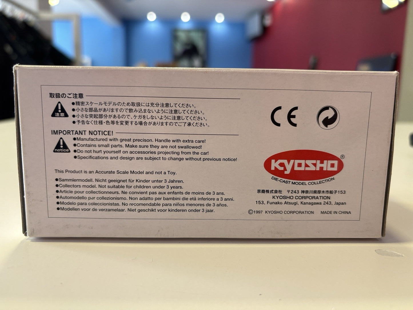 1/43  KYOSHO JAGUAR E-TYPE Coupe (Blue)   #03062B 1 Of 4,200