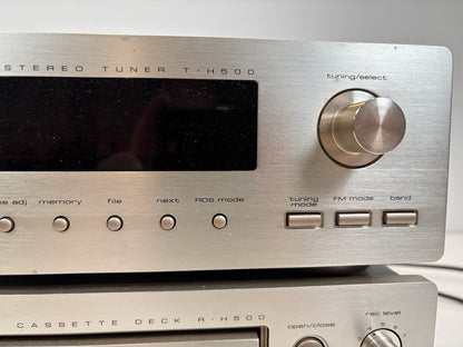 Teac Stacking System T-H500 & R-H500 Cassette Deck & Tuner