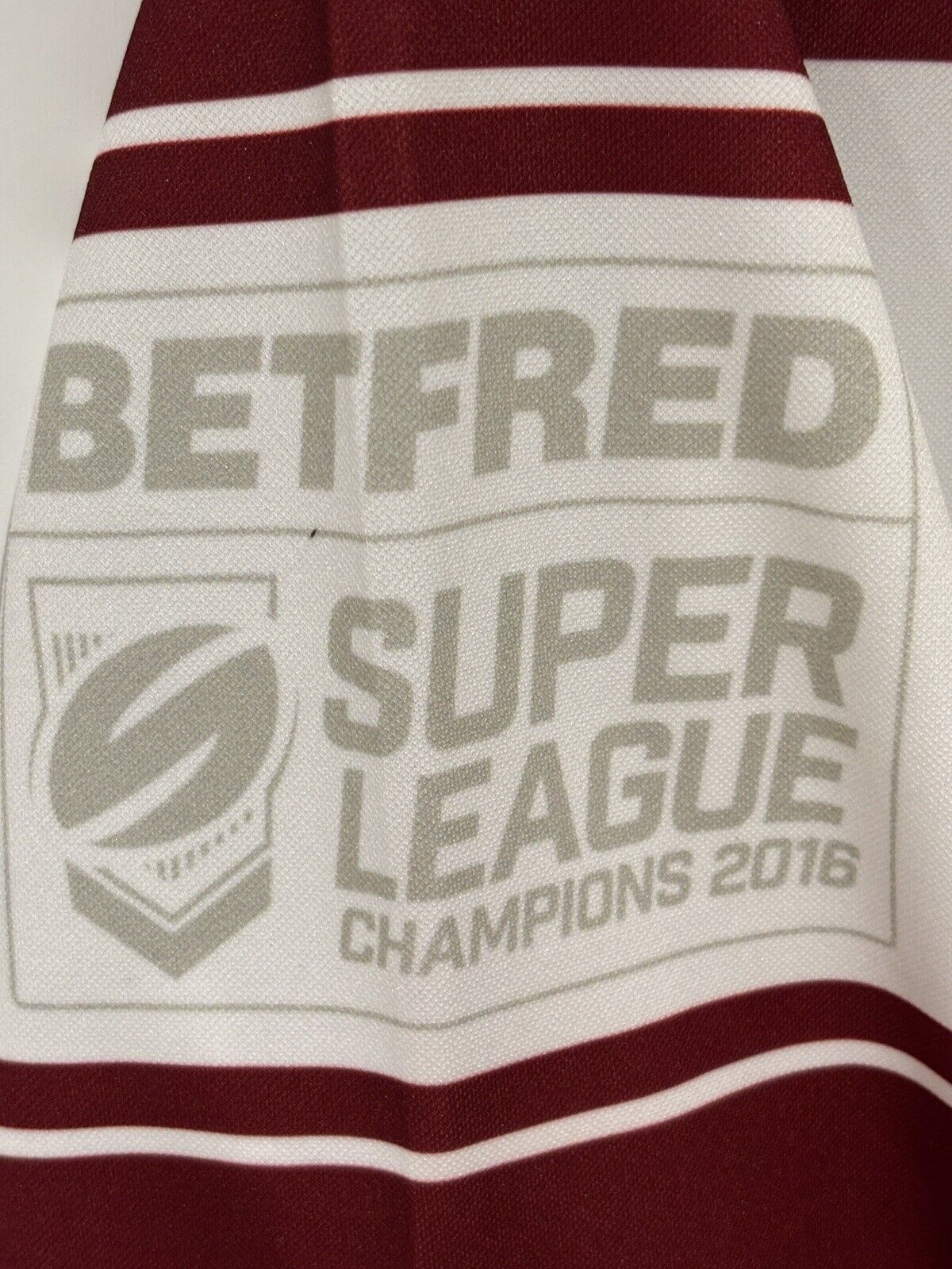 4800/976 Errea Home Rugby Shirt Wigan Warriors Limited Edition 451/1000