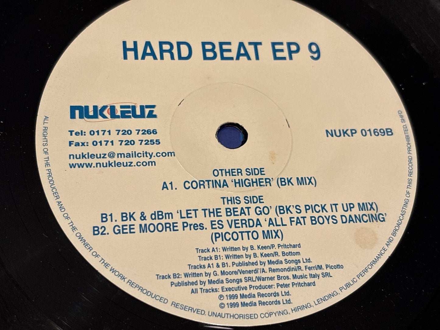 Nukleuz- CRW - I Feel Love & Hard Beat EP 9 - 12” VINYL RECORD DJ