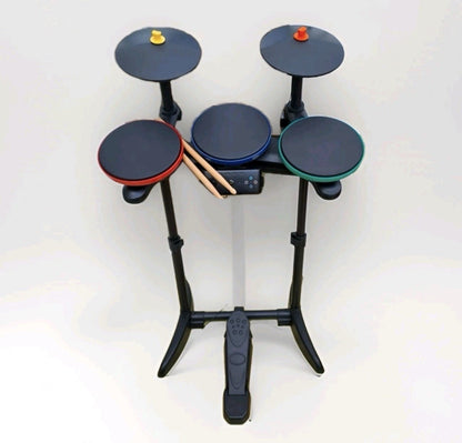 Guitar Hero Warriors Of Rock Drum set Kit Band PS3 band hero 3 Games Included