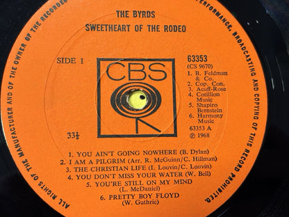 The Byrds Sweetheart Of The Rodeo 1968 UK CBS 1st Press