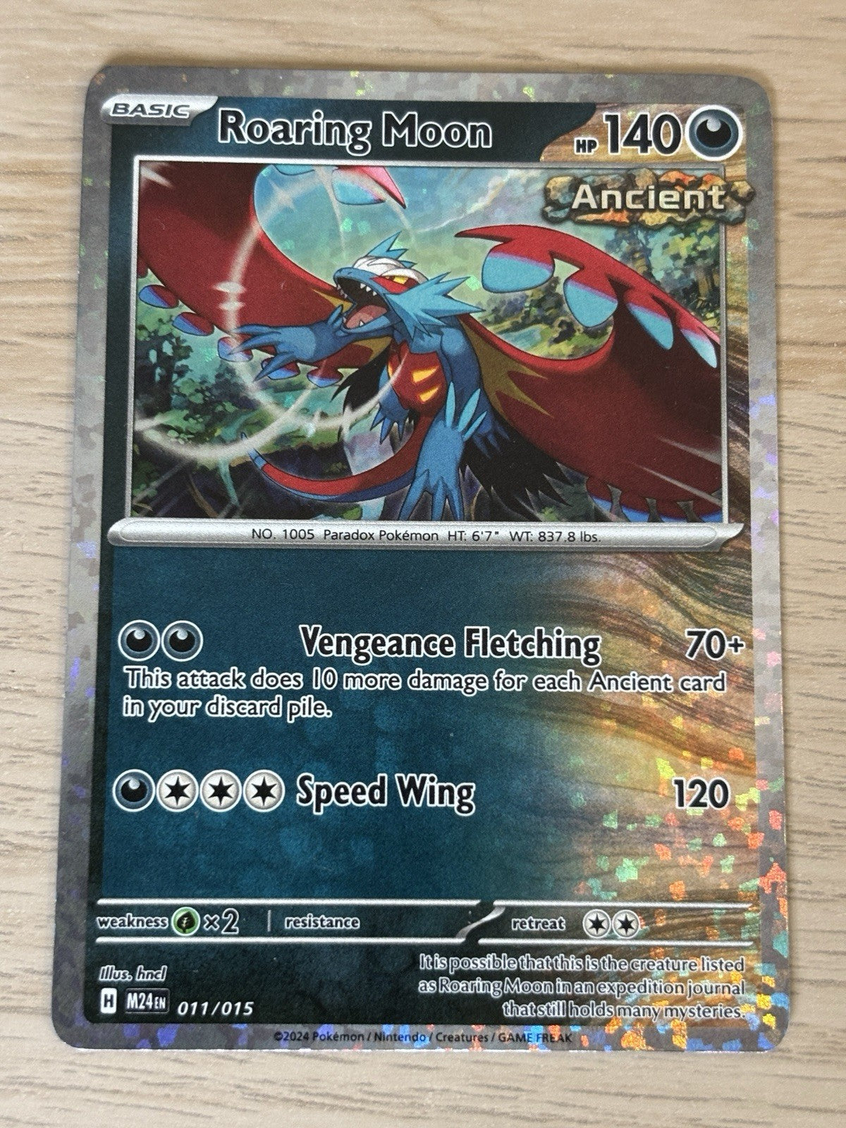 Roaring Moon 011/015 McDonald's Promos 2025 Holo