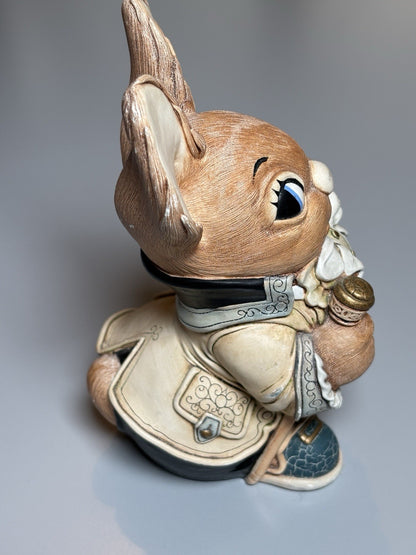 2 Large Pendelfin Rabbit Figures - Originals from Burnley Factory