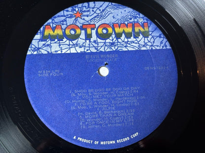 Stevie Wonder Looking Back 3LP Motown 1977 triple LP in gatefold