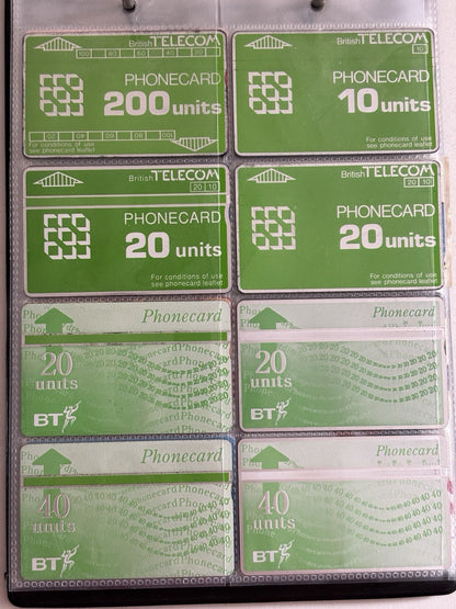 VINTAGE PHONE CARD BUNDLE x 79