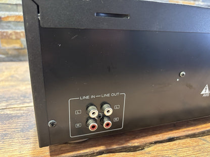 TEAC W-890R MK II Double Auto Reverse Cassette Deck Black
