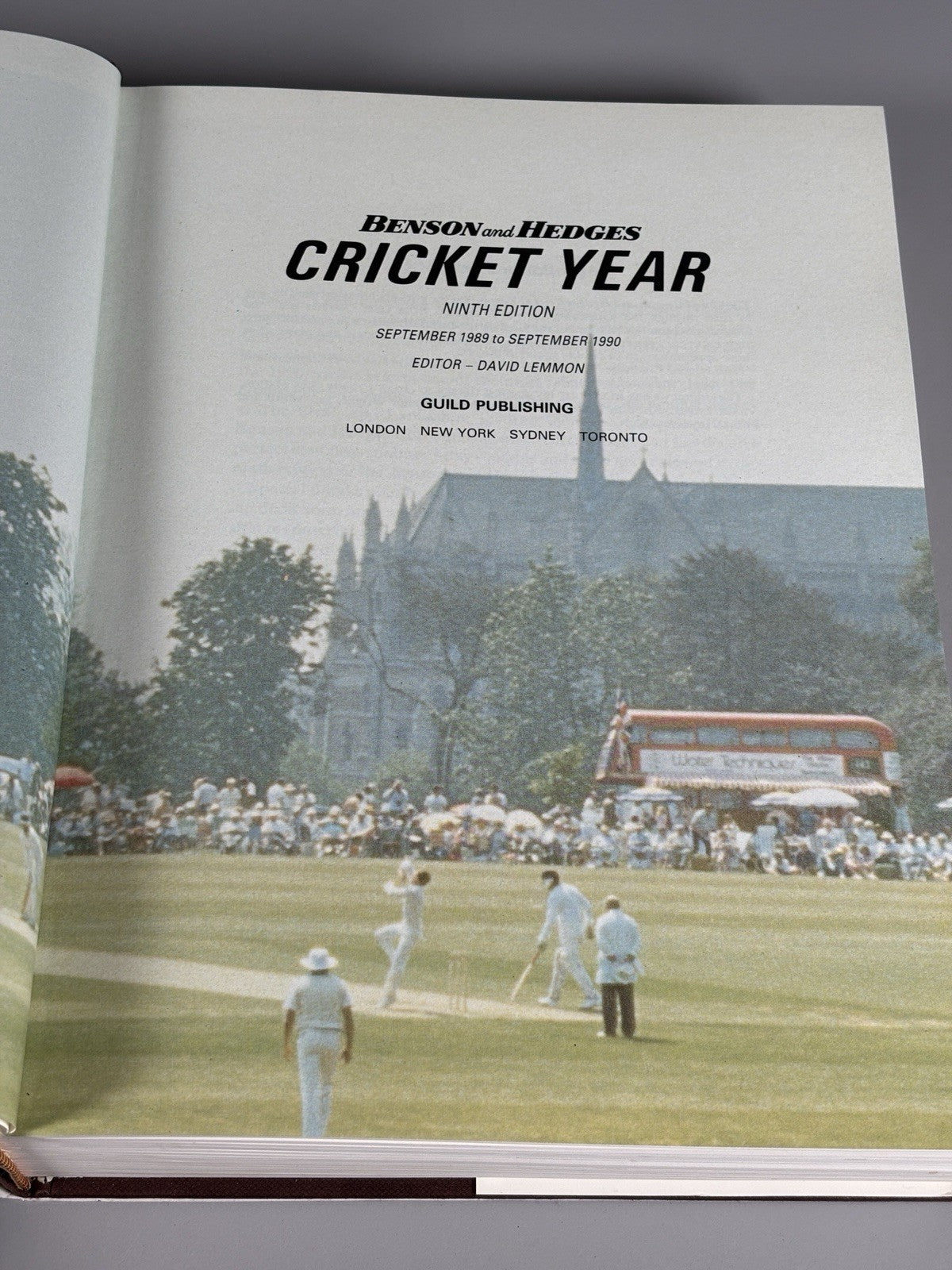 Benson And Hedges Cricket Year Book Ninth Edition - 1989-90