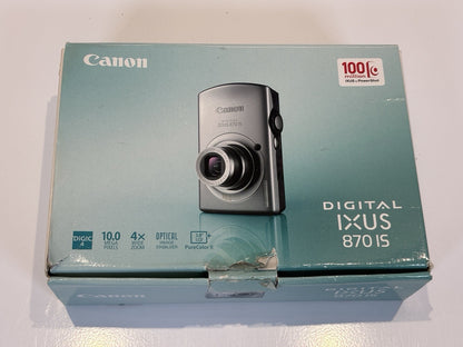 Canon IXUS 870 IS Digital Camera  Image Stabilizer 4x Zoom Great Condition