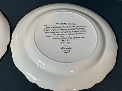 Wedgewood Queensware Christmas Plate Set Of 4 Alan Price 1, 2, 3 & 4 In Set