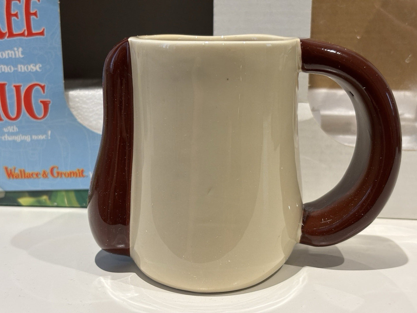 Wallace and Gromit Thermal Nose Mug Colour Change PG Tips Boxed 2005