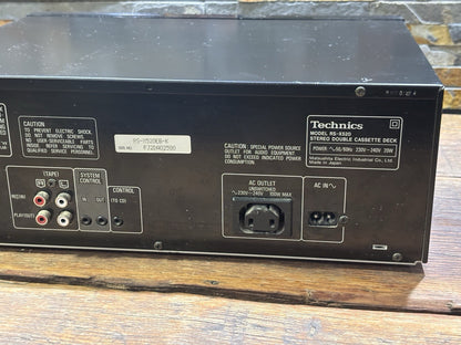 Technics 360 Series RS-X520 Twin Cassette Deck. Read Description