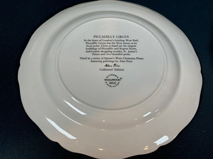 Wedgewood Queensware Christmas Plate Set Of 4 Alan Price 1, 2, 3 & 4 In Set