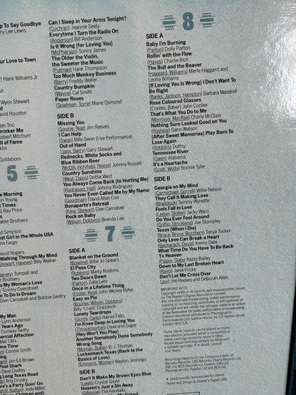 Readers Digest - 150 Top Ten Country Hits RARE 5 Cassettes, Booklet.