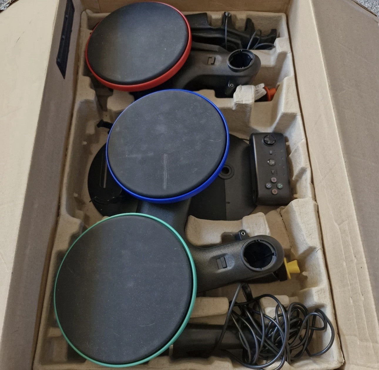 Guitar Hero Warriors Of Rock Drum set Kit Band PS3 band hero 3 Games Included