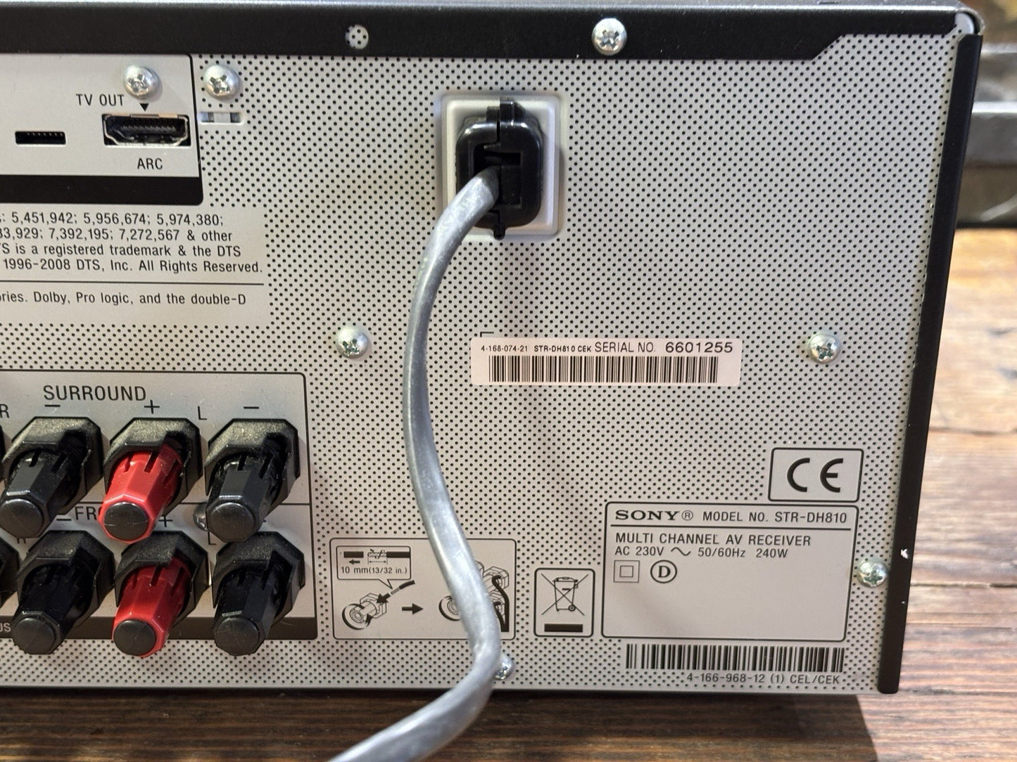 Sony STR-DH810 Multi Channel AV Receiver 7.1 Amplifier Tested Working