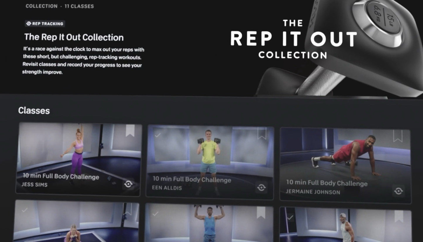 Peloton Guide Strength Training Device, Built-In Camera Technology, Rep Tracking